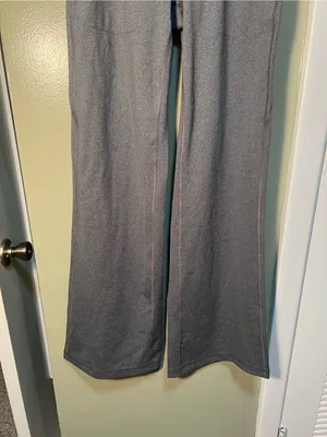 Tek Gear Women’s Size Small Ultrastretch Flare Leg Pants Charcoal Gray High Rise thumbnail 4