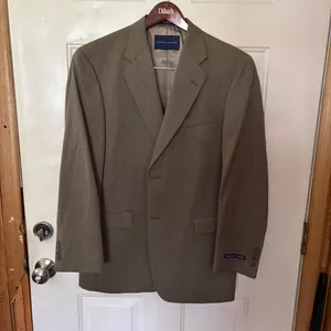 NWOT Tommy Hilfiger Topue skarkskin Worsted Wool blazer sport coat suit Sz 40 R thumbnail 2