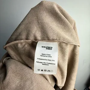 Aritzia Wilfred Free faux suede tan mini skirt Medium thumbnail 4