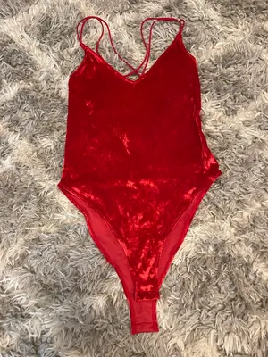 Red Velvet Bodysuit thumbnail 5