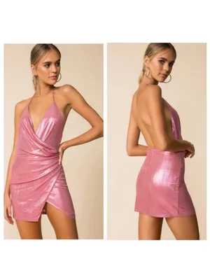 Superdown Missie Wrap Front Dress size XXS‎ thumbnail 2