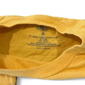 Disney‎ World yellow vintage inspired T-shirt size Medium thumbnail 3