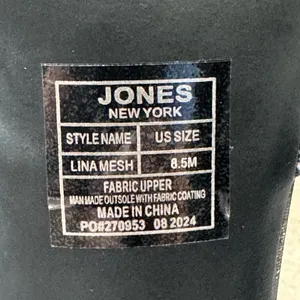 Jones New York Womens Lina Black Slingback Heels 8.5 Medium thumbnail 5
