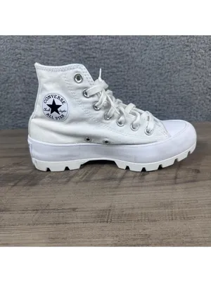 Converse Chuck Taylor All Star Lugged Women’s High Top Sneakers White Size 5.5 U thumbnail 5