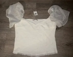 Abercrombie & fitch NWD WOMENS XL Cropped Blouse - moving/downsizing see more thumbnail 1