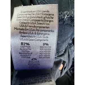MOTHER The Double Fray Charmer Skinny Jeans Faded Black Distressed Size 28‎ thumbnail 6