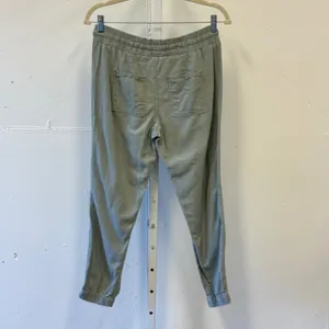 Calvin Klein Jeans Sage Green Linen Blend Joggers Womens Size 2 Utility Pants thumbnail 2