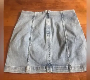 Free People Denim mini skirt thumbnail 2