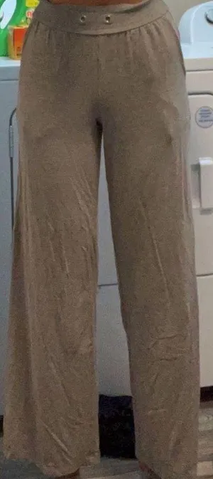 Grey flare leggings Size M thumbnail 1