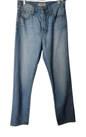 Madewell Blue Light Wash Denim Ankle Straight The Perfect Summer Jeans Size 25 thumbnail 1