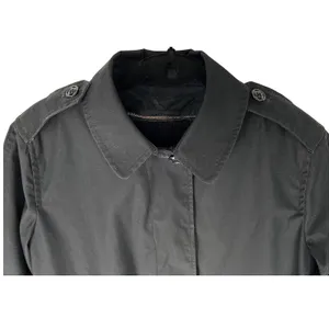 US Navy DCSP Quarterdeck Trench Coat‎ Womens 16L Black Removable Liner EUC thumbnail 6