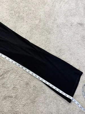 Old Navy Women’s Studiosmooth Go Dry High Rise Flare Leggings in Black M thumbnail 15