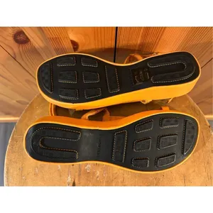Lands’ End ankle strap slide, tangerine size 6 ￼ thumbnail 9