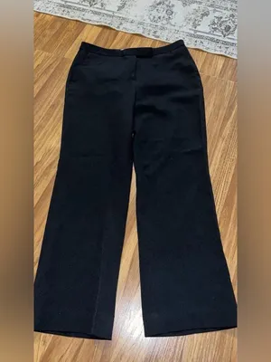 Kasper Black Wide-Leg Dress Pants thumbnail 2