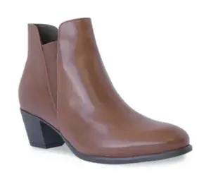 Munro Jackson Bootie in Cuero Leather Brown Size 7 Classic Side Zip thumbnail 1