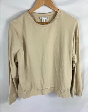 Topshop tan Long Sleeve Top Size M / 8-10 thumbnail 1