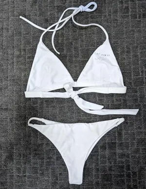 Salt And Coco Bikini Set White thumbnail 4