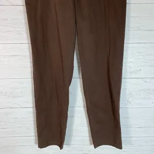 Vintage Susan Bristol Women’s Brown Corduroy Vest&pants set Floral Embroidery M thumbnail 13