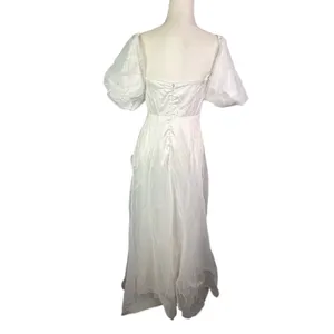Lulus True Excellence White Bustier Off-The-Shoulder Gown Size Medium thumbnail 8