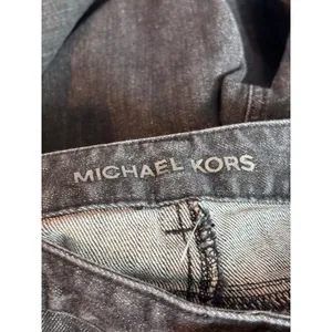 Michael Kors Black Sequin Fleur De‎ Lis Bootcut Jeans Womens 8P Petite thumbnail 14
