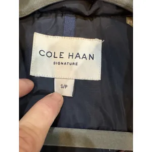 Cole Haan Signature Down Puffer Coat with Bib Size Small Blue, Retail $249 thumbnail 15