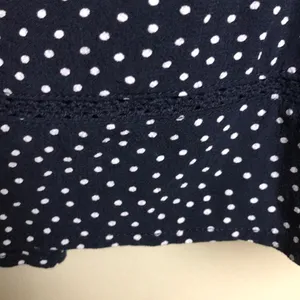 Abercrombie & Fitch Women’s Polka Dot Blue White Crossover Straps Mini Dress thumbnail 5