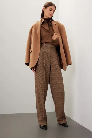 Polo Ralph Lauren Houndstooth Purple Label Trousers thumbnail 4