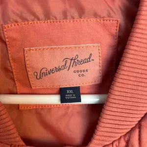 Universal Threads Quilted Coat Pink Coral Snap Zip Oversized XXL thumbnail 5