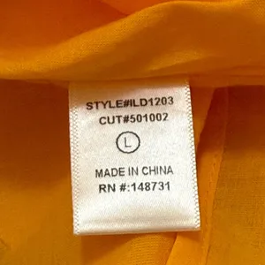 La Lavon bright orange ruffle tiered sundress women’s size large thumbnail 7