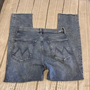 MOTHER Tomkat Ankle Fray Button Fly High Rise Jeans 30x27 Size 30 thumbnail 10