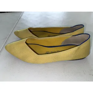Rothys Womens Marigold Yellow Flat Slip on Shoes The Point 9.5 thumbnail 5