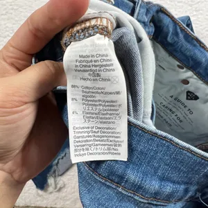 Madewell Womens Cali Demi Boot Jeans Distressed Raw Hem Button Fly Size 26 thumbnail 4