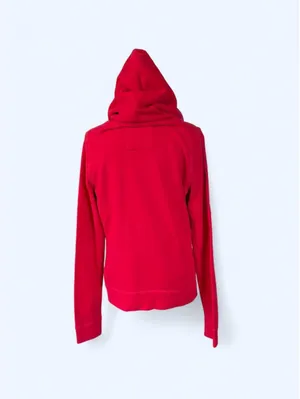 Vintage Y2K Abercrombie & Fitch Preppy Collegiate 00s Red Hoodie size small thumbnail 4