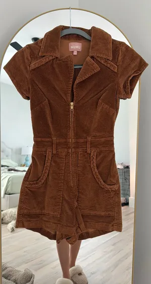 Show Me Your Mumu corduroy romper thumbnail 1