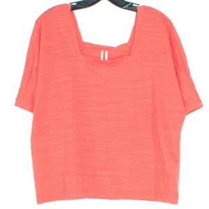 Anthropologie Top Minimalist Boho Coastal Summer Casual Square Neckline Medium thumbnail 1