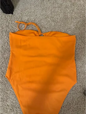 Orange ZARA Top thumbnail 2