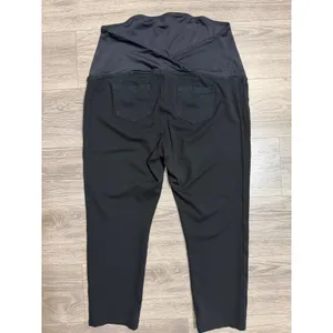 Isabel by‎ Ingrid & Isabel Womens XL Black Maternity Jeggings Full Belly Panel thumbnail 2
