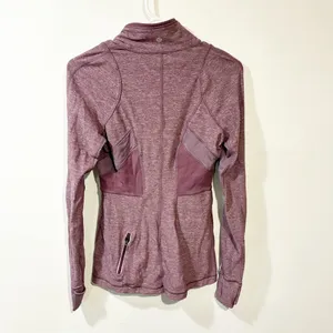 Lululemon Run Full‎ Tilt Half Zip Heathered Plum Long Sleeve Athletic Top Size 6 thumbnail 5