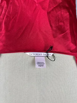 Victoria's Secret Satin Lace Camisole Top Red XS thumbnail 6