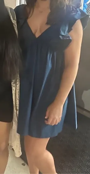 Blue Hoco Dress Size M thumbnail 1