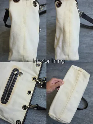 Burberry Blue Label Novacheck Vintage Canvas Tote Bag thumbnail 14