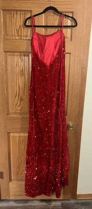Zapaka Prom Dress Red Size 4 thumbnail 4
