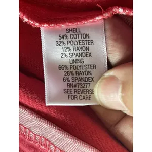 Croft & Barrow Effortless Stretch Skort Women’s 18 Regular Red Pull On Pockets thumbnail 11