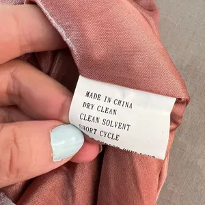 Revelry desert rose satin bridesmaids gown size 6 thumbnail 8