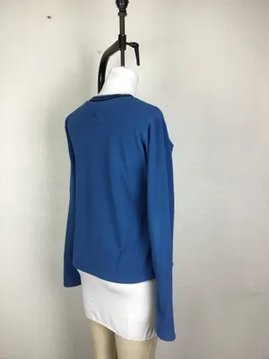 Patagonia Size M Rear Vintage Sweatshirt Women's Blue Fleece Soft Sweater Warm thumbnail 7