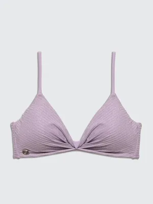 NWT shimmery purple bikini top Size M thumbnail 3