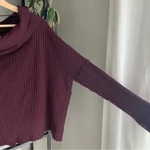 Free People Thermal Knit Cowl Neck Sweater thumbnail 2
