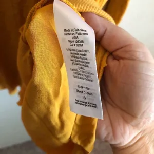 Left of Center Butter‎ Yellow Asymmetrical Long Sleeve Top thumbnail 6