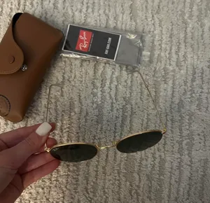 Round Metal Ray-Ban Sunglasses Gold thumbnail 2