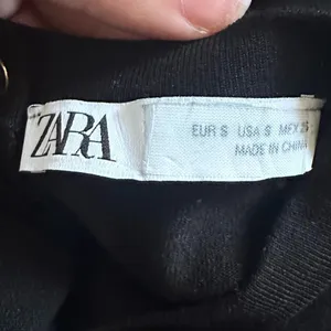 Zara Classic Black Short Sleeve Sweater thumbnail 5